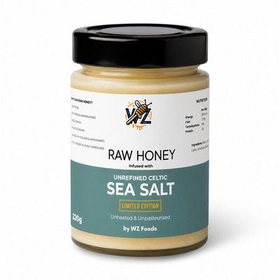 Celtic Sea Salt Infused Raw Honey (Exclusive Flavour)