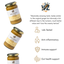 Ginger, Turmeric & Black Pepper Infused Raw Honey (400g)