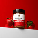 Strawberry Infused - Raw Honey